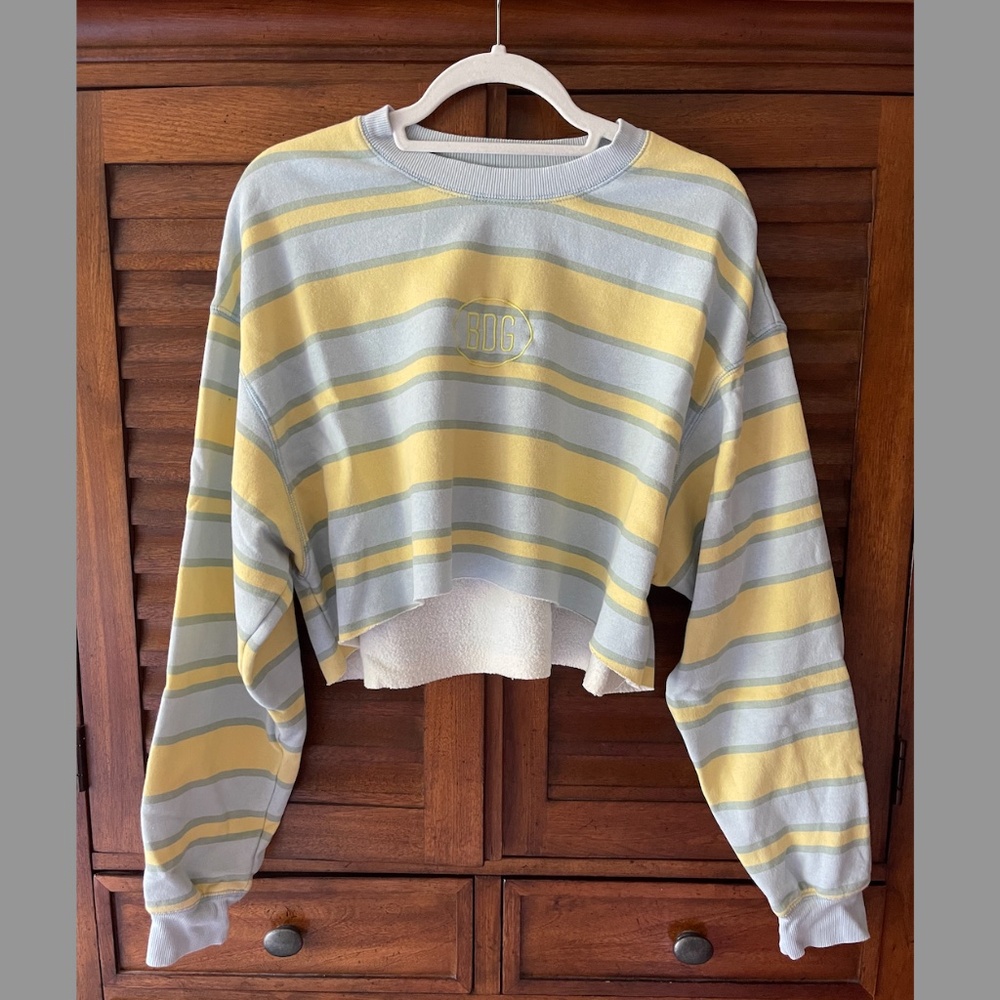 BDG sadie cropped sweatshirt pullover